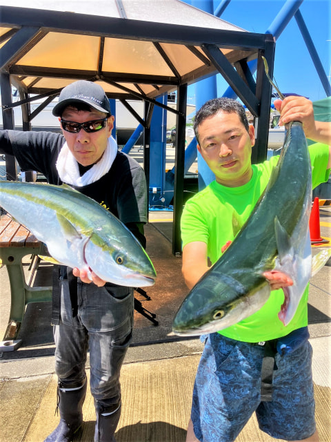 我入道沖　水深76mボトムで釣れた魚