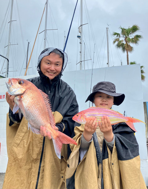 淡島沖で釣れた魚